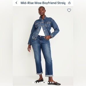 Old Navy Midrise Wow Boyfriend Jean
